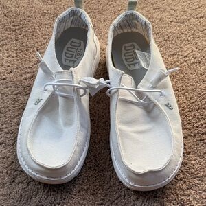 White womens hey dudes